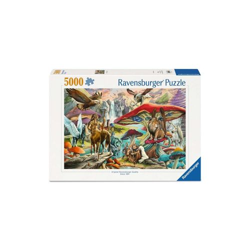 4005555014218 - Ravensburger Puzzle 12001421 - Mushrooms & Myths - 5000 Teile Puzzle für Erwachsene und Fantasy-Fans ab 14 Jahren