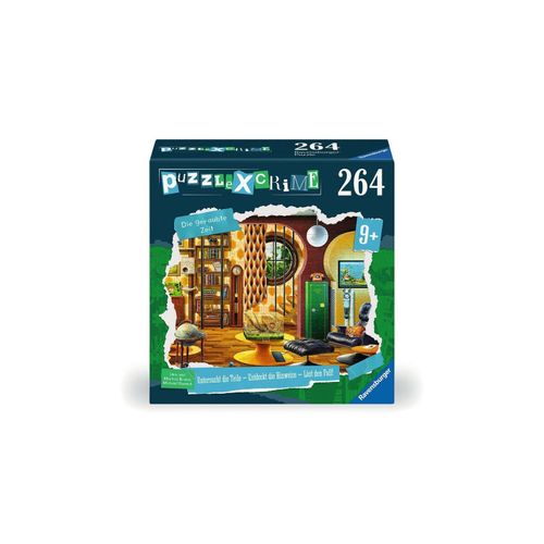 4005556133932 - Ravensburger Puzzle X Crime Kids - Die geraubte Zeit- 264 Teile Puzzle-Krimispiel für 1- 4 junge Detektive ab 9 Jahren 4005556133932 - Ravensburger Puzzle X Crime Kids - Die geraubte Zeit- 264 Teile Puzzle-Krimispiel für 1- 4 junge Detektive ab 9 Jahren