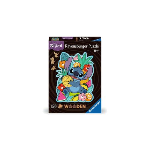 4005555007586 - Ravensburger WOODEN Puzzle 12000758 - Disney Stitch - 150 Teile Kontur-Holzpuzzle mit stabilen individuellen Puzzleteilen und 15 kleinen Holzfiguren = Whimsies für Erwachsene und Kinder ab 10 Jahren 4005555007586 - Ravensburger WOODEN Puzzle 12000758 - Disney Stitch - 150 Teile Kontur-Holzpuzzle mit stabilen individuellen Puzzleteilen und 15 kleinen Holzfiguren = Whimsies für Erwachsene und Kinder ab 10 Jahren