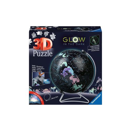 4005556115440 - Ravensburger 3D Puzzle 11544 - Glow In The Dark Sternenglobus - 190 Teile - Nachleuchtender Globus für Kinder und Erwachsene 4005556115440 - Ravensburger 3D Puzzle 11544 - Glow In The Dark Sternenglobus - 190 Teile - Nachleuchtender Globus für Kinder und Erwachsene