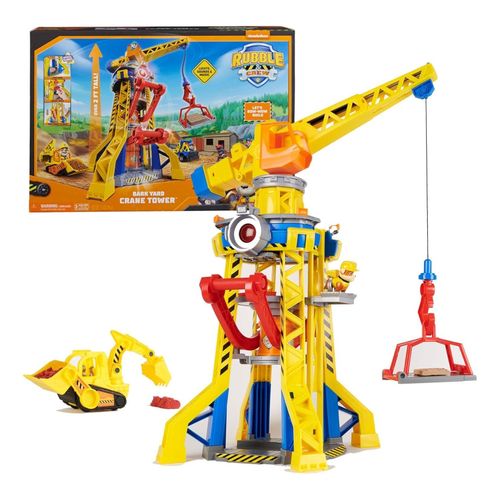 0778988486221 - Rubble & Crew - Baupfoten Hof Kran-Spielset Spielfahrzeug 0778988486221 - Rubble & Crew - Baupfoten Hof Kran-Spielset Spielfahrzeug
