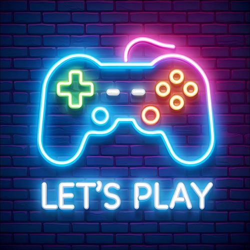 4019449529047 - Glasbild NEON CONTROLLER IV