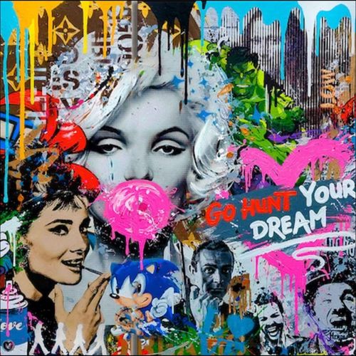 4019449530111 - Aludibondbild GRAFFITI MARYLIN