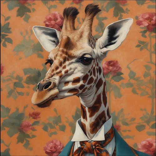 4019449529788 - Aludibondbild GIRAFFE IN SUIT 4019449529788 - Aludibondbild GIRAFFE IN SUIT
