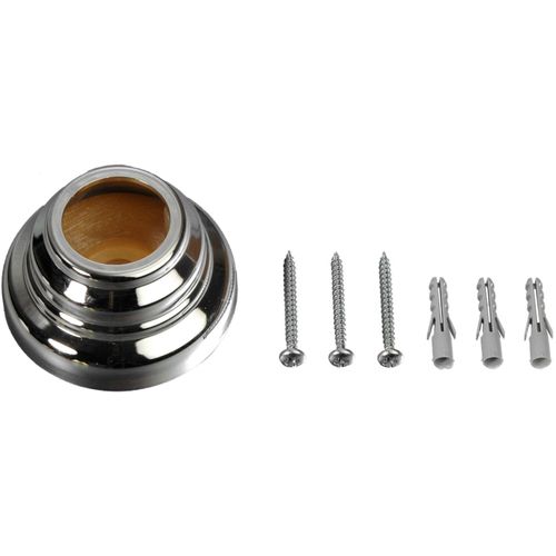 4016318018312 - Wandträger Thüringen grau (chromfarben) Ø28cm Gardinenstangenhalterungen für Gardinenstangen Ø 28 mm 4016318018312 - Wandträger Thüringen grau (chromfarben) Ø28cm Gardinenstangenhalterungen für Gardinenstangen Ø 28 mm