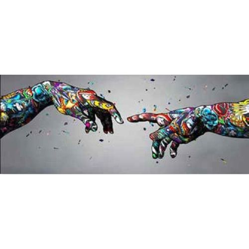 4019449520105 - Glasbild THE GRAFFITI FINGERS