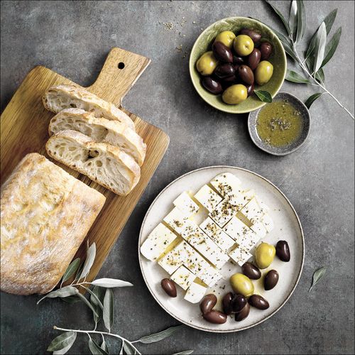 4019449507595 - Glasbild MEDITERREAN FOOD II