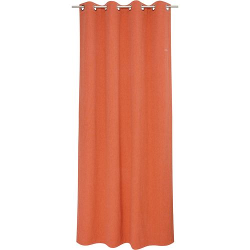 4005414455855 - Vorhang TOM TAILOR Dove Signature Gardinen Gr 250 cm Ösen 140 cm orange (terra) Ösen Gardine blickdicht