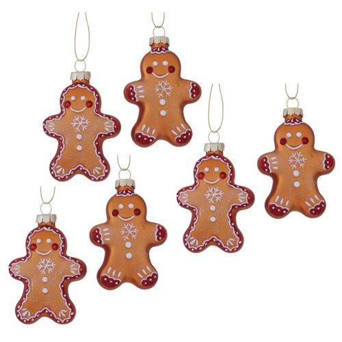 4066076699896 - Christbaumschmuck Weihnachtsanhänger Gingy rot (rot braun) LEGER HOME BY LENA GERCKE Weihnachtsbaumschmuck Weihnachtlicher Lebkuchenmann 6er-Set Weihnachtsdeko 4066076699896 - Christbaumschmuck Weihnachtsanhänger Gingy rot (rot braun) LEGER HOME BY LENA GERCKE Weihnachtsbaumschmuck Weihnachtlicher Lebkuchenmann 6er-Set Weihnachtsdeko