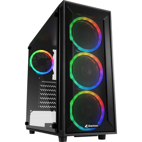 4044951034840 - TG4M RGB - ATX case - extended ATX - Gehäuse - Miditower - Schwarz 4044951034840 - TG4M RGB - ATX case - extended ATX - Gehäuse - Miditower - Schwarz