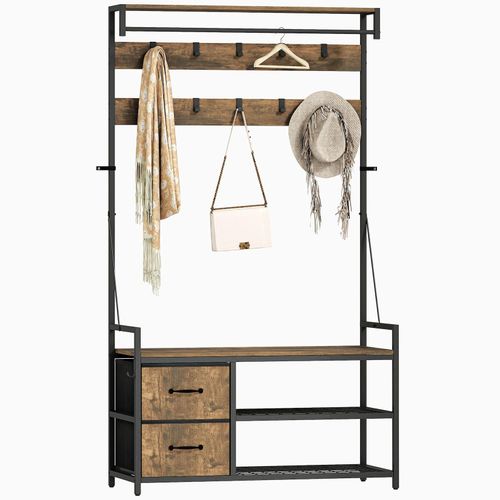 4255826849999 - Kleiderständer Spanplatte Metall