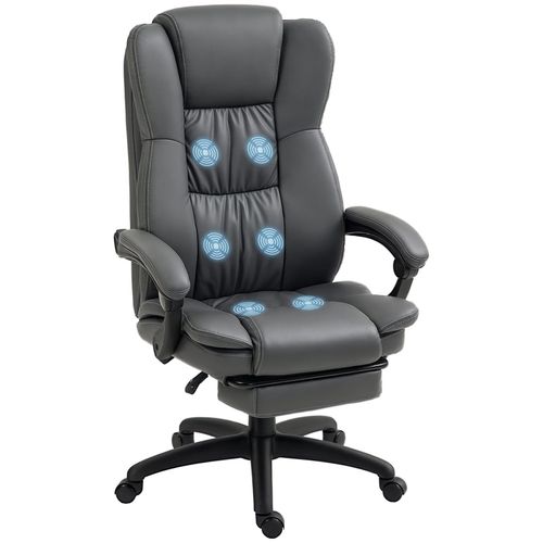 4255633588739 - Bürostuhl mit Massagefunktion Kunstleder Schaumstoff 4255633588739 - Bürostuhl mit Massagefunktion Kunstleder Schaumstoff