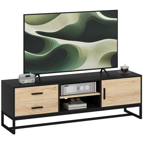 4255826899529 - TV Schrank Spanplatte Stahl