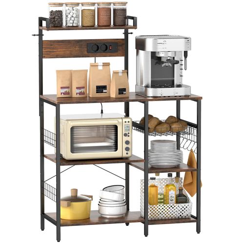 4255826846707 - Küchenregal Spanplatte Stahl