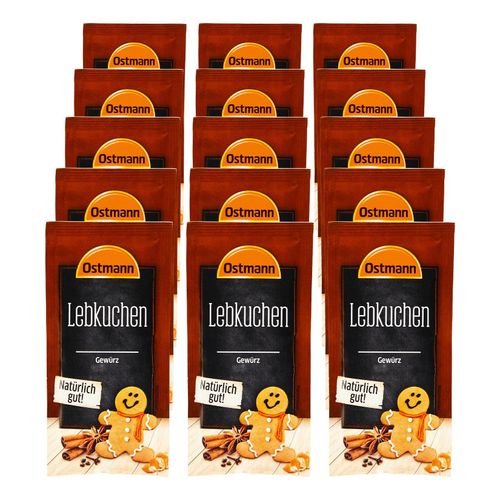 4033334123417 - Ostmann Lebkuchengewürz 15 g 15er Pack 4033334123417 - Ostmann Lebkuchengewürz 15 g 15er Pack