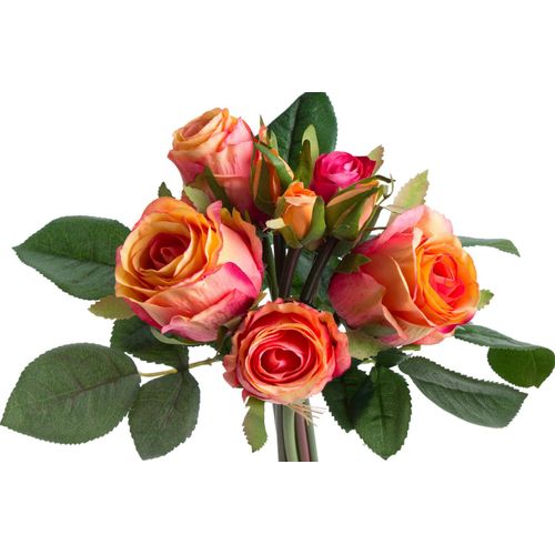 4260600492230 - Kunstblume BOTANIC-HAUS Rosenstrauß mit 5 Rosen und 3 Knospen Kunstpflanzen Gr Ø H 17 cm x 28 cm 1 St orange Kunst-Blumen 4260600492230 - Kunstblume BOTANIC-HAUS Rosenstrauß mit 5 Rosen und 3 Knospen Kunstpflanzen Gr Ø H 17 cm x 28 cm 1 St orange Kunst-Blumen