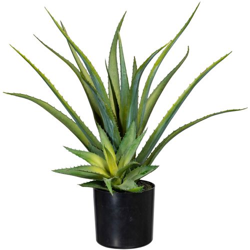 4064118137191 - Künstliche Zimmerpflanze CREATIV GREEN Deko-Sukkulente Aloe Kunstpflanzen Gr B H L 16 cm x 48 cm x 16 cm 1 St grün Künstliche Zimmerpflanzen