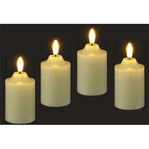 4019844803032 - LED-Kerze IGEA Batteriebetriebene LED-Kerzen aus Echtwachs Ø ca 55 cm beige (cremefarben) H75cm Ø55cm Echtwachs Kerzen warmweißes Stimmungslicht Stumpenkerze für den Adventskranz 4019844803032 - LED-Kerze IGEA Batteriebetriebene LED-Kerzen aus Echtwachs Ø ca 55 cm beige (cremefarben) H75cm Ø55cm Echtwachs Kerzen warmweißes Stimmungslicht Stumpenkerze für den Adventskranz