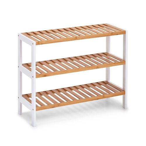 4250648962826 - Schuhregal weiß-natur Schuhablage 4250648962826 - Schuhregal weiß-natur Schuhablage