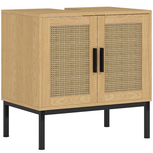 4255826827768 - Waschbeckenunterschrank Spanplatte Rattan 4255826827768 - Waschbeckenunterschrank Spanplatte Rattan