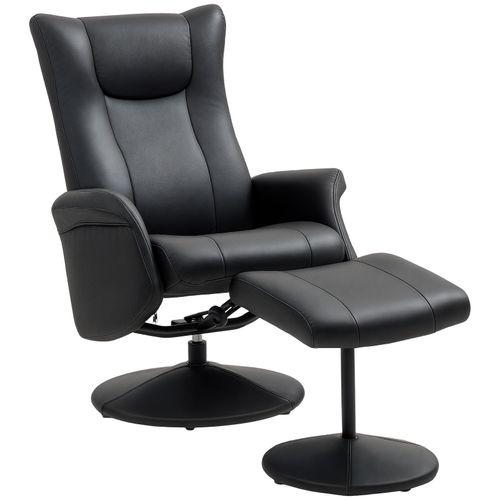 4255826829113 - Relaxsessel mit Hocker Kunstleder