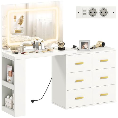 4255826876544 - Schminktisch MDF Glas