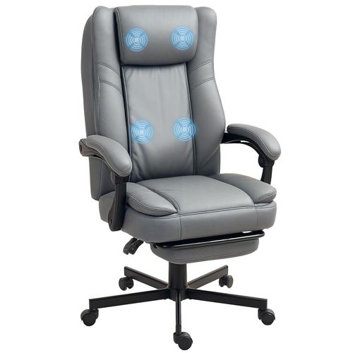 4255826866163 - Bürostuhl mit Massagefunktion Mikrofaser-Stoff Schaumstoff 4255826866163 - Bürostuhl mit Massagefunktion Mikrofaser-Stoff Schaumstoff