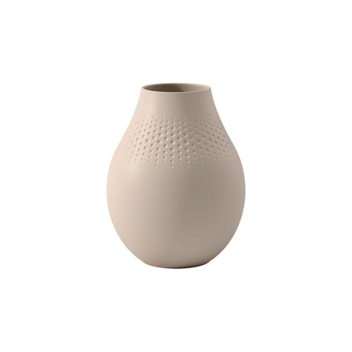 4003686415898 - Villeroy & Boch Vase PERLE MANUFACTURE COLLIER (DH 16x20 cm) DH 16x20 cm beige Blumenvase Blumengefäß 4003686415898 - Villeroy & Boch Vase PERLE MANUFACTURE COLLIER (DH 16x20 cm) DH 16x20 cm beige Blumenvase Blumengefäß
