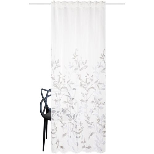4056751482806 - Gardine HEINE HOME Gardinen Gr 245 cm Multifunktionsband 140 cm grau (weiß grau) Halbtransparente Gardinen 4056751482806 - Gardine HEINE HOME Gardinen Gr 245 cm Multifunktionsband 140 cm grau (weiß grau) Halbtransparente Gardinen