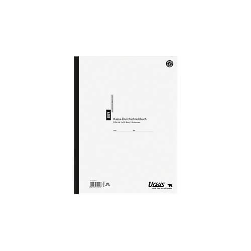 9001939718913 - Ursus Liniert Kassenbuch DIN A4 5 Kolonnen 70 g m2 2 x 50 Blatt