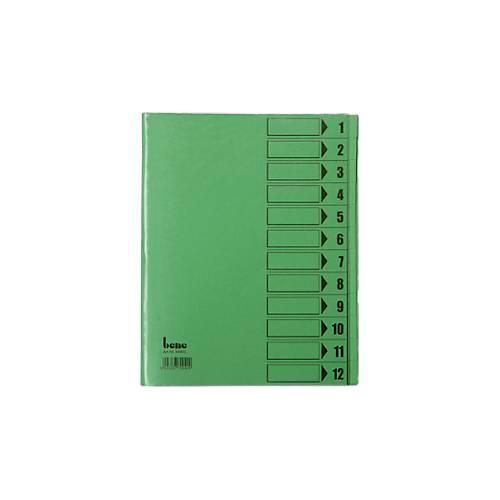 9003267700431 - bene Ordnungsmappe mit Schutzumschlag DIN A4 12-tlg grün intensiv 9003267700431 - bene Ordnungsmappe mit Schutzumschlag DIN A4 12-tlg grün intensiv