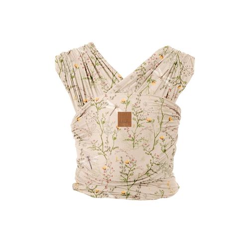 3800171211550 - Kikkaboo Tragehilfe Isla Tragetuch Babymütze Aufbewahrungstasche Universalgröße beige braun