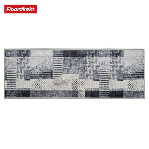 4066088753074 - Floordirekt Teppich-Läufer auf Maß Cordoba Grautöne mit Muster rutschfest & robust