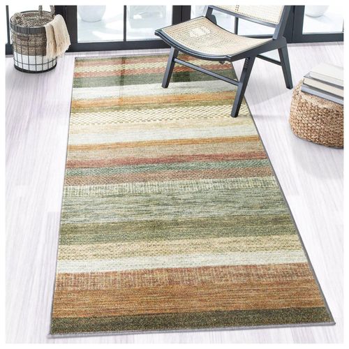 4066088753685 - Floordirekt Teppich-Läufer auf Maß Naxos Beige-Rot