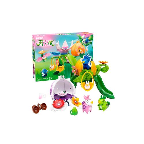 7312350362404 - BRIO Flora - 36240 Starter-Set Blumendorf | Spielset für endlosen fantasievollen Spielspaß für Mädchen und Jungen ab 3 Jahren - wunderschönes Geschenk