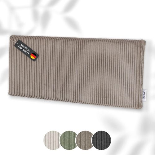 4260474667833 - Lycce Wandkissen Cord – Wandpolster Kopfteil Betten & Rückenkissen Sitzbank komfortabel & stabil einfache Montage Wandpaneele gepolstert Schlafzimmer & Wohnzimmer Cord