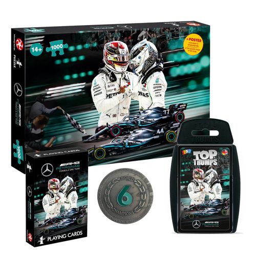 4250897413841 - Mercedes-AMG Petronas Motorsport Fanbundle Puzzle Karten Coin Formel 1 Set 4250897413841 - Mercedes-AMG Petronas Motorsport Fanbundle Puzzle Karten Coin Formel 1 Set