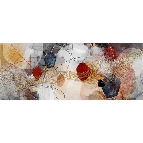 4019449494116 - PRO ART Glasbild LINES AND SHAPES IX (BHT 125x50x140 cm) BHT 125x50x140 cm bunt Acrylglasbild
