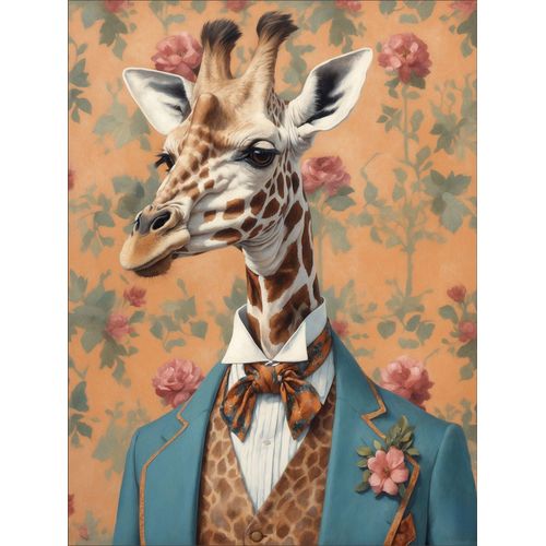 4019449528293 - Keilrahmenbild GIRAFFE IN SUIT