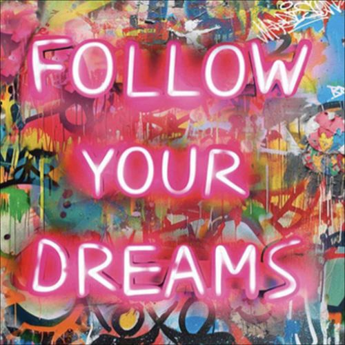4019449529399 - Glasbild FOLLOW YOUR DREAMS
