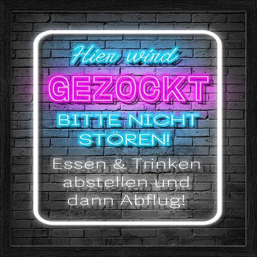 4019449528668 - Gerahmtes Bild GEZOCKT