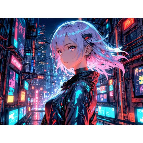 4019449529535 - Glasbild MANGA GIRL I