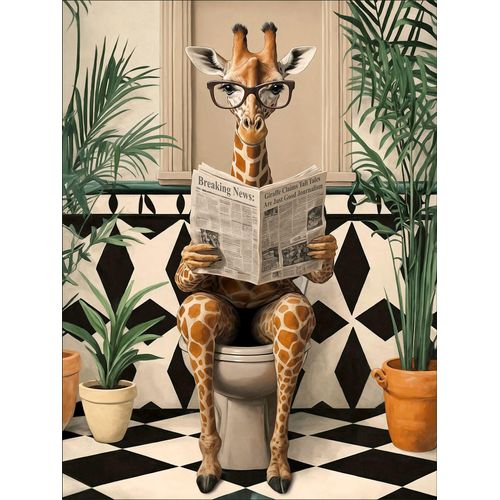 4019449528255 - Keilrahmenbild LUSTIGE GIRAFFE 4019449528255 - Keilrahmenbild LUSTIGE GIRAFFE