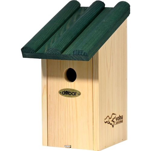 4055894220542 - dobar VOBU-Nistkasten Spitzdach für Zaunkönig aus Holz 16x16x5x28 cm 4055894220542 - dobar VOBU-Nistkasten Spitzdach für Zaunkönig aus Holz 16x16x5x28 cm