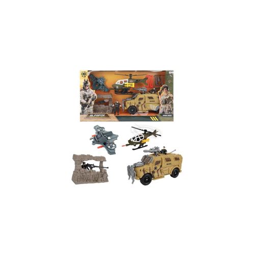 8714627005790 - Toi-Toys ALFAFOX XXL Spielset mit Jeep Hubschrauber Figuren & Zubehör ab 6 Jahren Militär 8714627005790 - Toi-Toys ALFAFOX XXL Spielset mit Jeep Hubschrauber Figuren & Zubehör ab 6 Jahren Militär