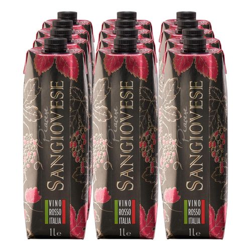 4062073031240 - Piacere Sangiovese Italien Rotwein trocken 110 % vol 1 Liter 12er Pack 4062073031240 - Piacere Sangiovese Italien Rotwein trocken 110 % vol 1 Liter 12er Pack