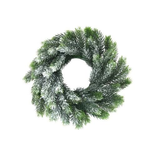 4052304263656 - Weihnacht Kunst Tannenkranz beschneit Ø 37 cm Adventskranz täuschend echt