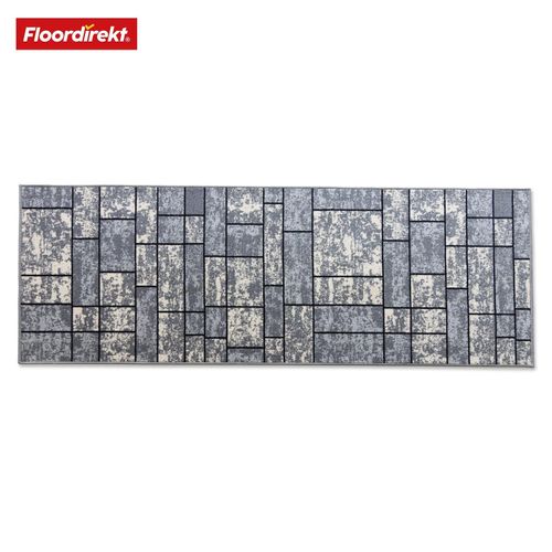 4066088730006 - Floordirekt Teppich-Läufer nach Maß Mannheim Grau