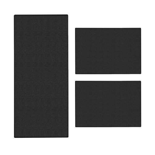 4059382033270 - Sisal-Bettumrandung Sylt 3-teilig Schwarz