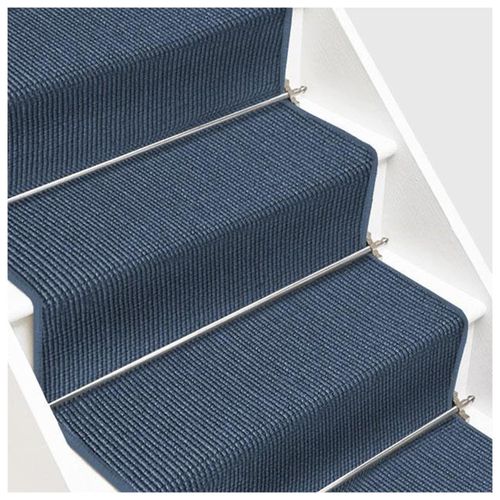 4066088011068 - Sisal-Treppenteppich auf Maß Sylt Blau 4066088011068 - Sisal-Treppenteppich auf Maß Sylt Blau